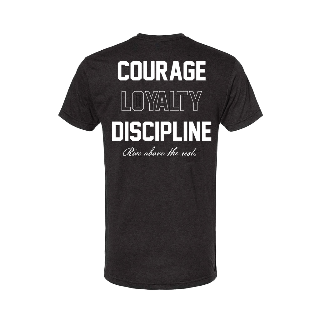 COURAGE, LOYALTY, DISCIPLINE