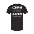 COURAGE, LOYALTY, DISCIPLINE